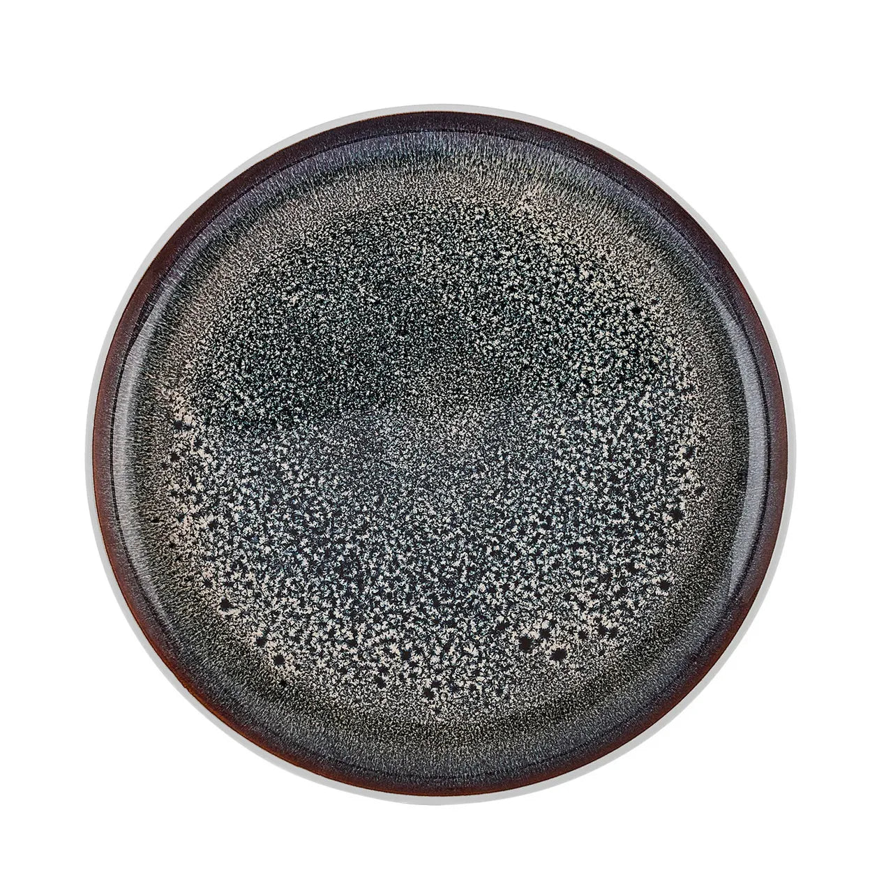 Cosmic Reactive Glaze Stoneware Dinnerware Set – 59 Pieces, Service for 12